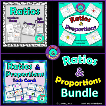 Preview of Ratios and Proportions Bundle