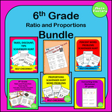 Ratios and Proportions Bundle 6th Grade