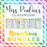 Ratios and Proportions Bundle: Word and Anchor Posters, Gu