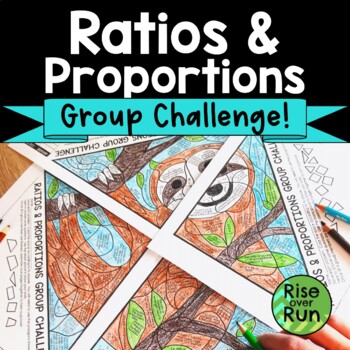 Preview of Ratios and Proportions Word Problems Coloring Activity