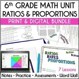 Ratios and Proportions Curriculum Unit 6th Grade Math Prin