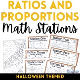 Ratios and Proportions Halloween Math Stations