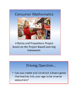 Preview of Project Based Learning: Ratios and Proportions Project (CORE Connected)