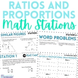 Ratios and Proportions Math Stations | Math Centers
