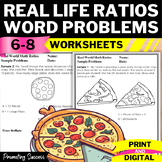 Ratios and Proportions Ratio Word Problems Activity Worksh