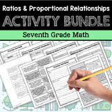 Ratios and Rates 7th Grade Math Activity Bundle & Guided N