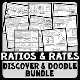 Ratios and Rates Discover and Doodle Bundle