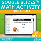 Ratios and Rates Google Slides | 6th Grade Math Review Tes