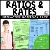 Ratios and Rates Interactive Notebook Set - Print & Digital