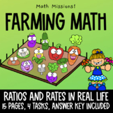 Ratios, Rates & Unit Rates Real-Life Math Project | Farming Math