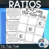 Ratios in Real Life Tic Tac Toe TEKS 6.4b CCSS 6.RP.3 Math Game