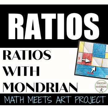 Preview of Ratios project based learning with EDITABLE rubric