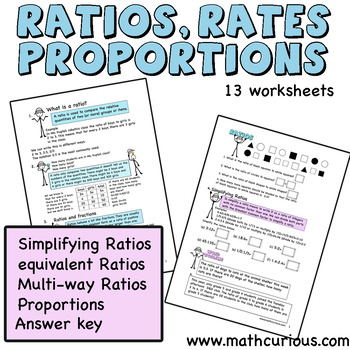 using ratios and rates to solve problems worksheets