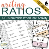 Writing & Simplifying Ratios (colons & fractions) Customiz
