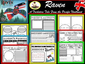Preview of Raven: A Trickster Tale from the Pacific Northwest Novel Study