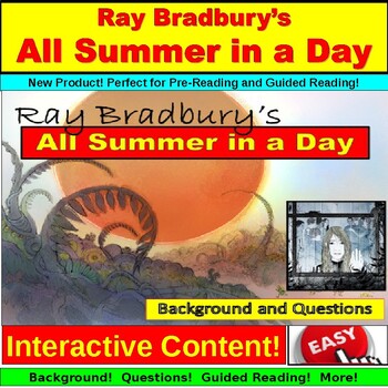 Preview of Ray Bradbury's "All Summer in a Day"  (Google Slides, PowerPoint)