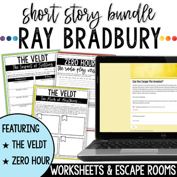 Preview of Ray Bradbury Short Story Activities & Escape Rooms