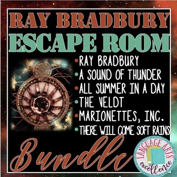 Preview of Ray Bradbury Short Story Escape Room Bundle