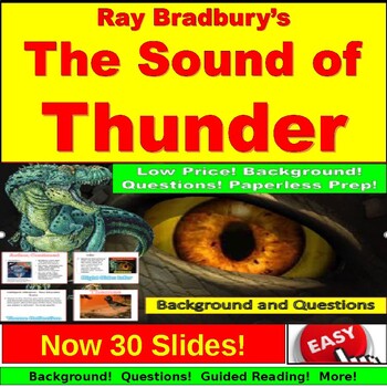 Preview of The Sound of Thunder (Ray Bradbury) PowerPoint, Google Slides