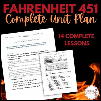 Preview of Ray Bradbury's Fahrenheit 451 - Complete Teaching Unit Plan