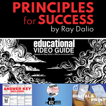 Preview of Ray Dalio - Principles for Success YouTube Video Guide | Careers | Goals