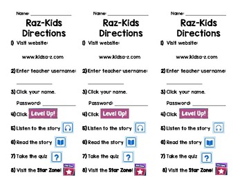 Raz Kids Reading Level Chart