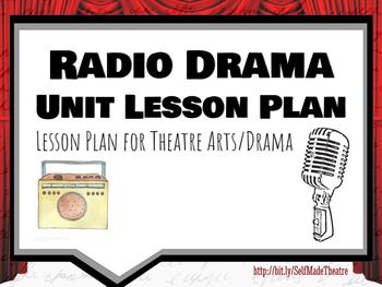 Preview of Radio Drama Unit Lesson Plan Theatre Arts/Drama