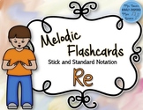 Re Melodic Flashcards (do-re-mi-so-la)