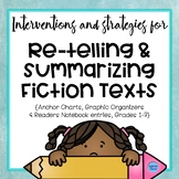 Re-telling & Summarizing Fiction Texts - Posters & Graphic