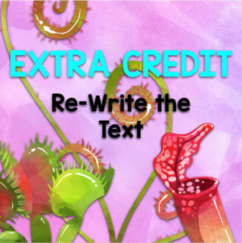 Preview of Re-write the Text FREEBIE