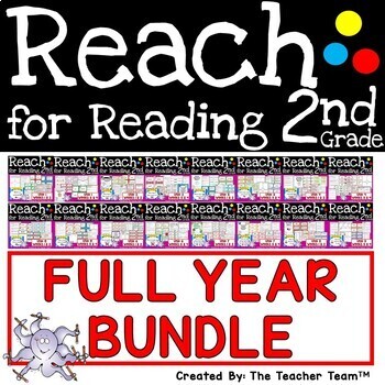 Preview of Reach For Reading 2nd Grade Full Year Bundle | National Geographic Printables