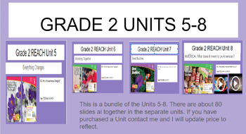 Preview of Reach National Geographic ESL Grade 2 Bundle Units 5-8