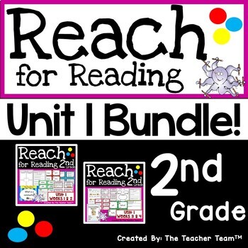 Preview of Reach for Reading 2nd Grade Unit 1 Bundle | National Geographic Printables