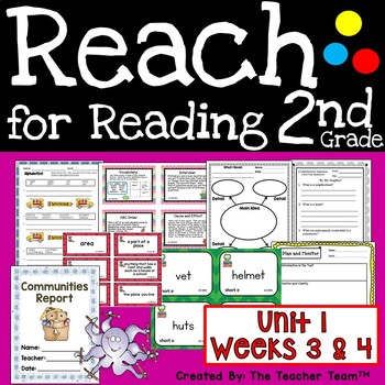 Preview of Reach for Reading 2nd Grade Unit 1 Part 2 | Be My Neighbor | Printable