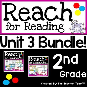 Preview of Reach for Reading 2nd Grade Unit 3 Bundle | National Geographic Printables