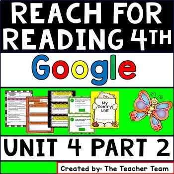 Preview of Reach for Reading 4th Grade Unit 4 Part 2 | Google Slides