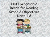 Reach for Reading Grade 2 Units 1- 8 objectives