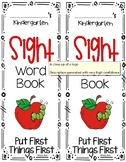 Reach for Reading Kindergarten Sight Word Book