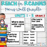 Reach for Reading Second Grade Focus Wall Bundle Units 1-8