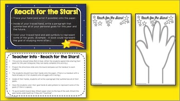 Reach For The Stars Bulletin Board Worksheets Teaching Resources Tpt