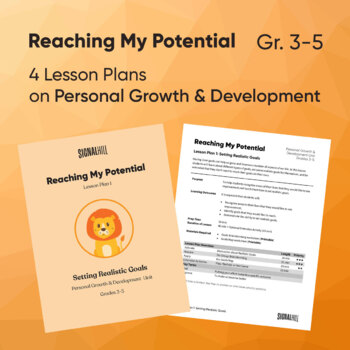Preview of Reaching My Potential | Growth & Development Unit | 4 Lesson Plans