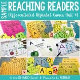 Reaching Readers Alphabet Games Sample - Science of Reading