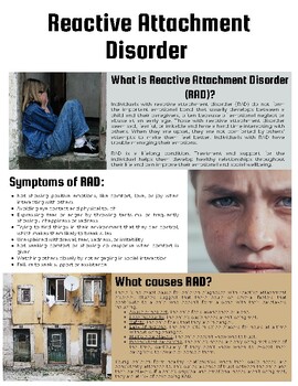 Preview of Reactive Attachment Disorder (RAD)