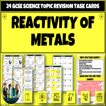 Preview of Reactivity of Metals Physics Task Cards
