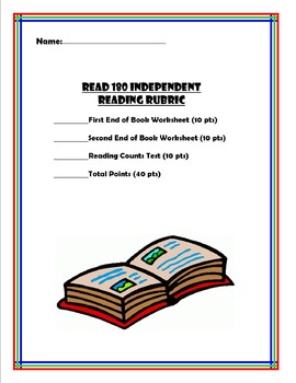 Preview of Read 180 Independent Reading Rubric