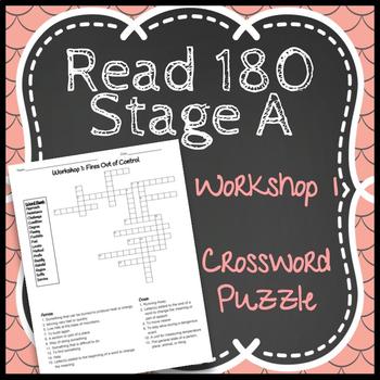 Read 180 Stage A Workshop 1: Fires Out of Control Crossword Puzzle