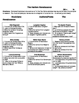 Preview of Read 180 Stage B Streets of Harlem Self-Guided Extension Tic Tac Toe