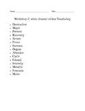 Read 180 Workshop 2 Vocabulary Packet