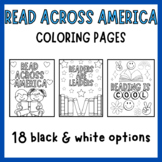 Read Across America Activity - 18 Black & White Reading Th