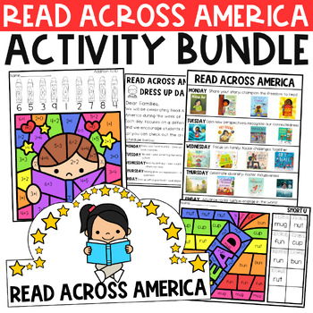 Preview of Read Across America Activity Bundle | Reading Activities | Reading Month